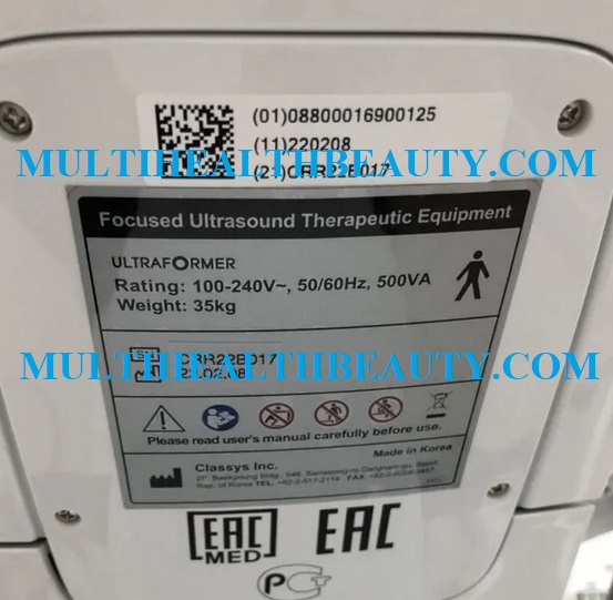 2022 CLASSYS ULTRAFORMER III 4