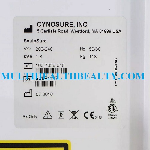2016 Cynosure SculpSure Body Contouring 5