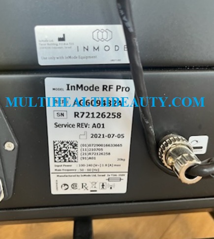 2021 InMode RF Pro Morpheus 8 Machine 6