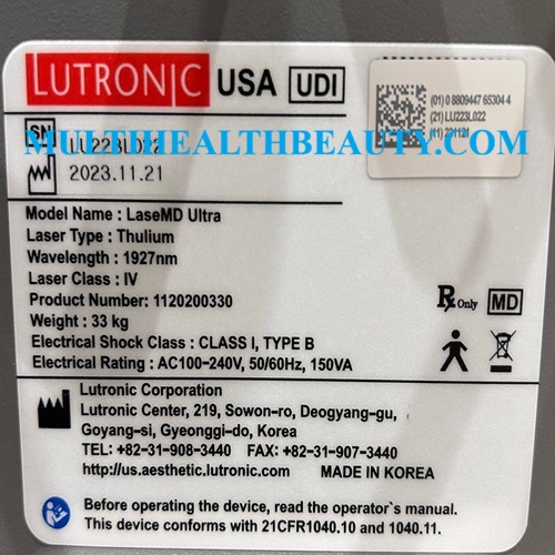 Lutronic LaseMD Ultra Thulium Laser
